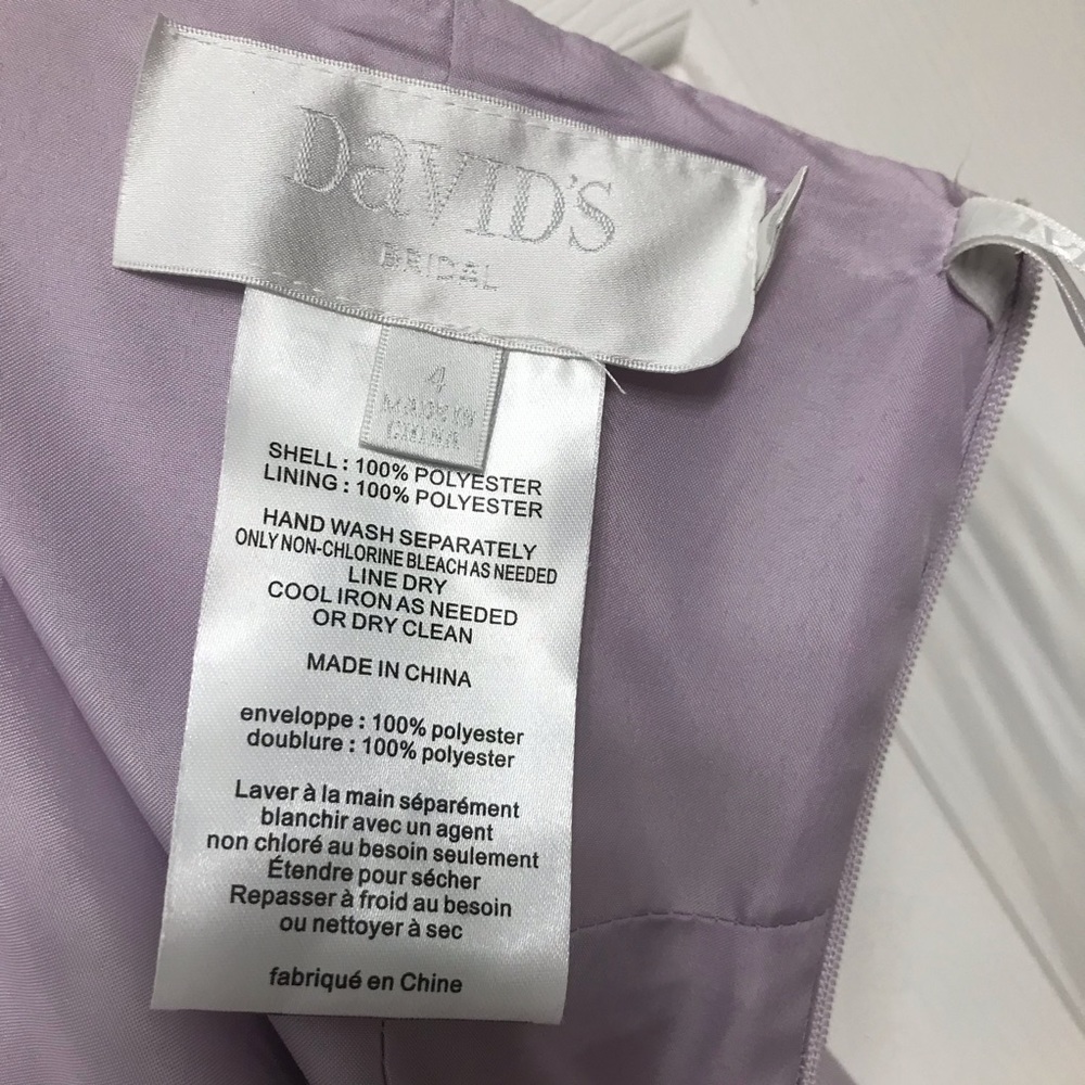 David’s bridal full length bridesmaid dress - Picture 6 of 7